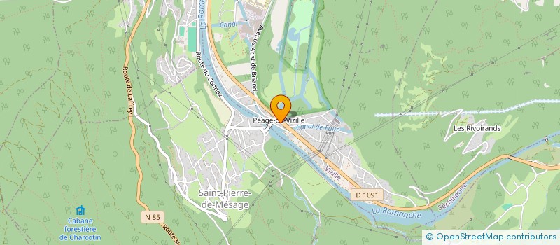 localisation de l'entreprise MONSIEUR BERNARD FEJOZ  VIZILLE