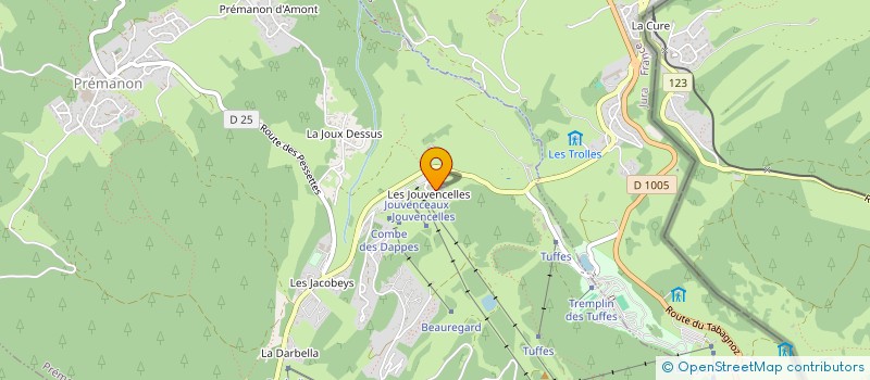 localisation de l'entreprise MONSIEUR BERNARD FERET à PREMANON