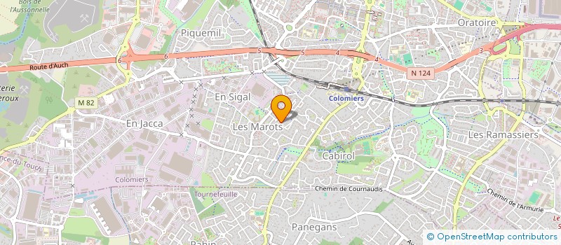 localisation de l'entreprise MONSIEUR BERNARD FERNANDEZ à COLOMIERS