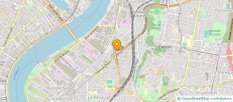 localisation de l'entreprise MONSIEUR BERNARD FERNANDEZ  CENON