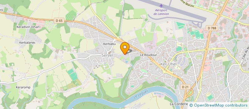 localisation de l'entreprise MONSIEUR BERNARD FERRAND à LANNION