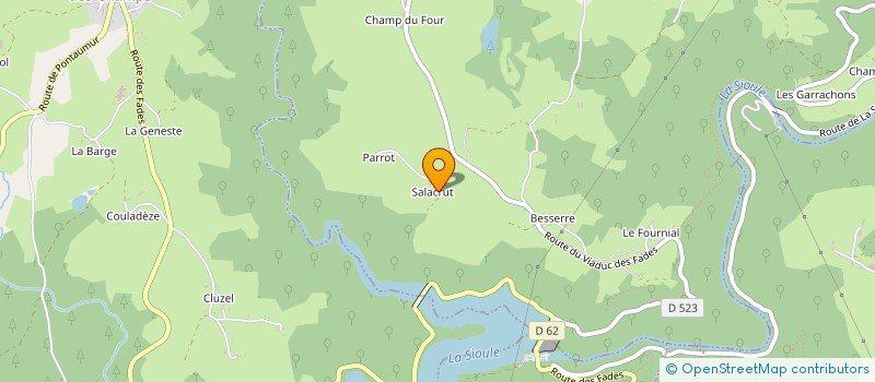 localisation de l'entreprise MONSIEUR BERNARD FERRANDON  SAURET-BESSERVE