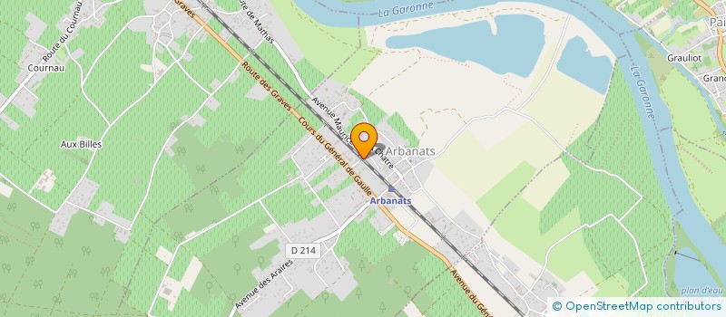 localisation de l'entreprise MONSIEUR BERNARD FERRER  ARBANATS