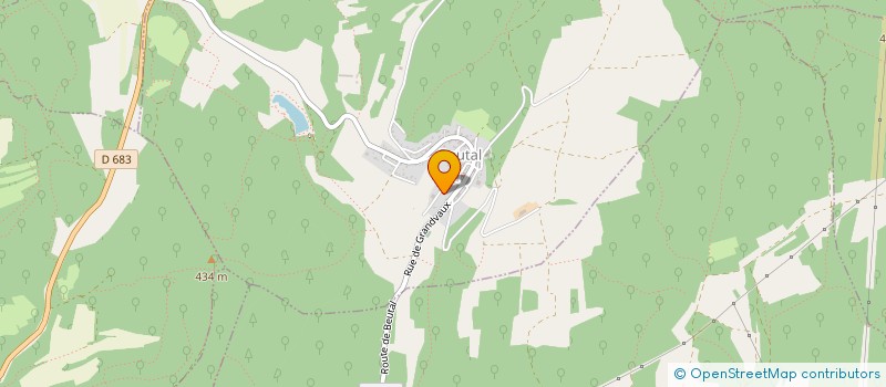 localisation de l'entreprise MONSIEUR BERNARD FERRET  GENEY