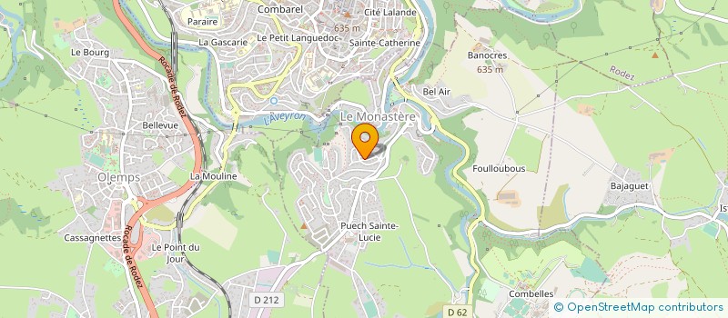 localisation de l'entreprise MONSIEUR BERNARD FERRIERES  LE MONASTERE