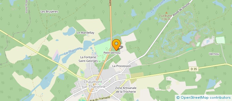 localisation de l'entreprise MONSIEUR BERNARD FERRIOT à CHAUMONT-SUR-THARONNE