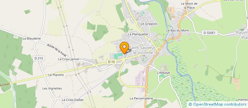 localisation de l'entreprise MONSIEUR BERNARD FERRON  SAINT-SAUVEUR-LE-VICOMTE