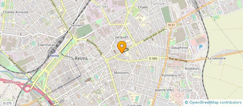 localisation de l'entreprise MONSIEUR BERNARD FERRY à REIMS