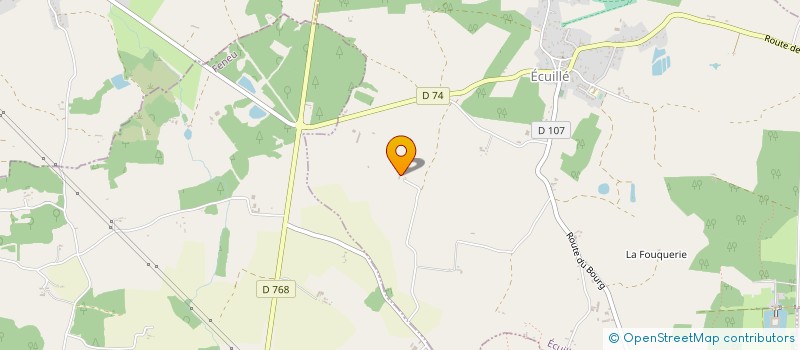 localisation de l'entreprise MONSIEUR BERNARD FERTRE  ECUILLE