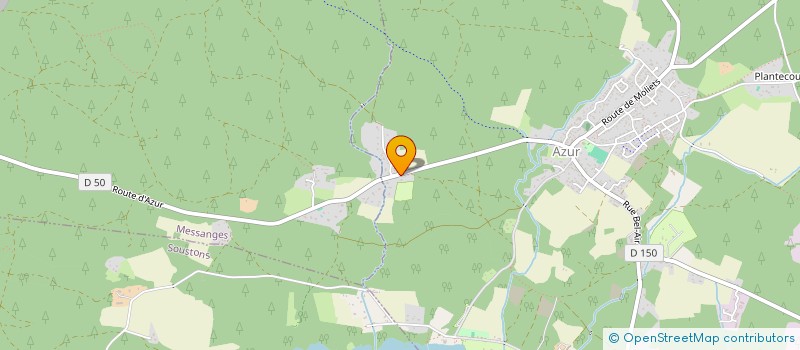 localisation de l'entreprise MONSIEUR BERNARD FESANCIEUX  AZUR