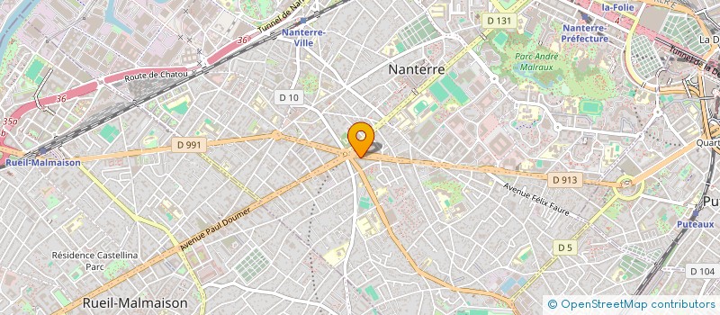 localisation de l'entreprise MONSIEUR BERNARD FESLAND à NANTERRE