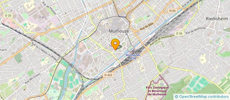 localisation de l'entreprise MONSIEUR BERNARD FICHTER à MULHOUSE