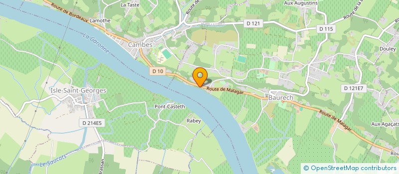 localisation de l'entreprise MONSIEUR BERNARD FIOROTTO  CAMBES