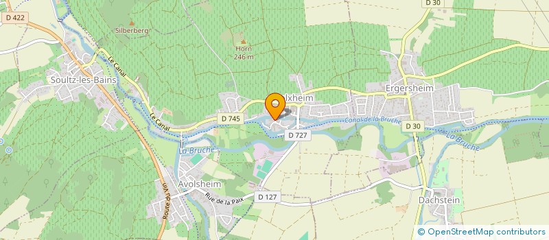 localisation de l'entreprise MONSIEUR BERNARD FIX  WOLXHEIM