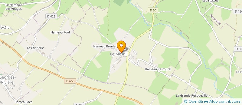 localisation de l'entreprise MONSIEUR BERNARD FLAMBARD  LE MESNIL