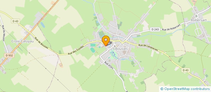 localisation de l'entreprise MONSIEUR BERNARD FLAMENT  BOUSIES