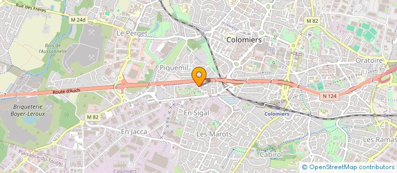 localisation de l'entreprise MONSIEUR BERNARD FLECHE à COLOMIERS