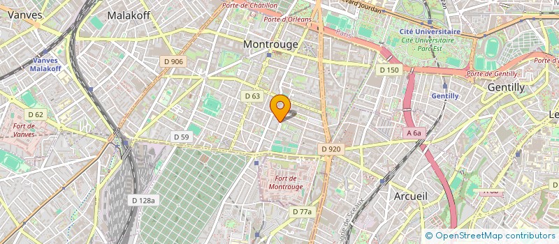 localisation de l'entreprise MONSIEUR BERNARD FLEHO  MONTROUGE