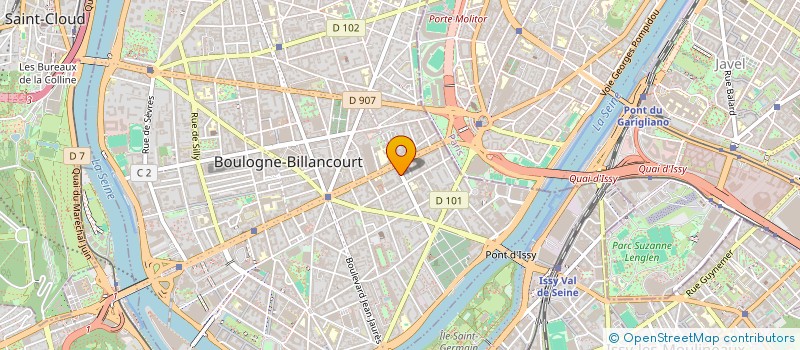 localisation de l'entreprise MONSIEUR BERNARD FLESCH à BOULOGNE-BILLANCOURT