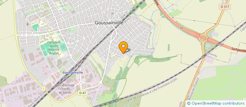localisation de l'entreprise MONSIEUR BERNARD FLEURMOND à GOUSSAINVILLE