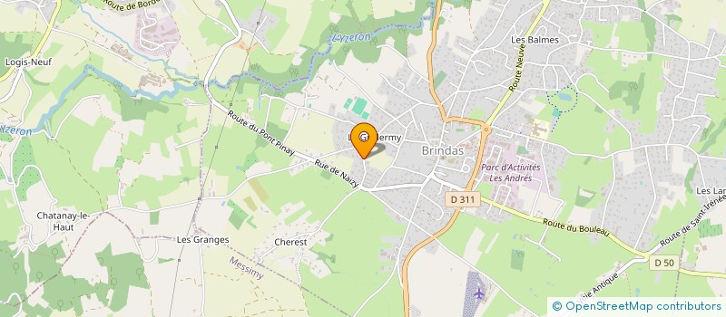 localisation de l'entreprise MONSIEUR BERNARD FLOQUET à BRINDAS