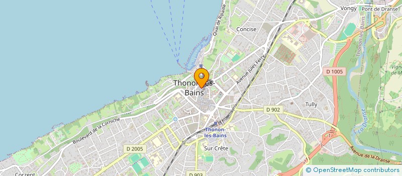 localisation de l'entreprise MONSIEUR BERNARD FONTAINE à THONON-LES-BAINS