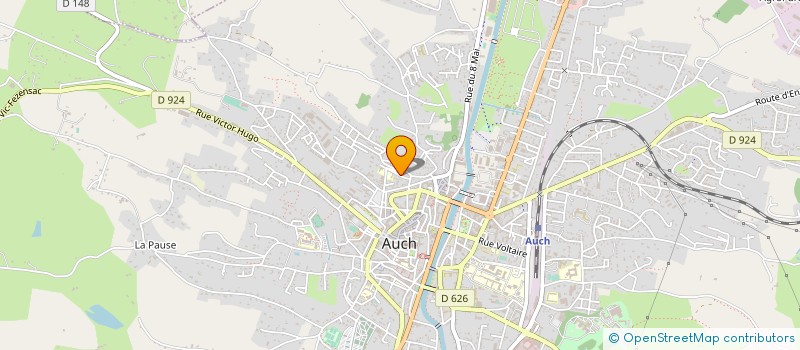 localisation de l'entreprise MONSIEUR BERNARD FONTANAUD  AUCH