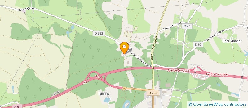 localisation de l'entreprise MONSIEUR BERNARD FOREST à LEZOUX