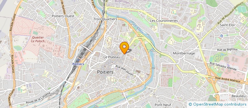 localisation de l'entreprise MONSIEUR BERNARD FORGET à POITIERS