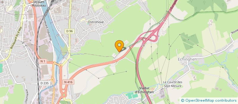 localisation de l'entreprise MONSIEUR BERNARD FORTIN  SAINT-MARTIN-BOULOGNE