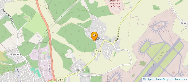 localisation de l'entreprise MONSIEUR BERNARD FOUCAUD  HUEST