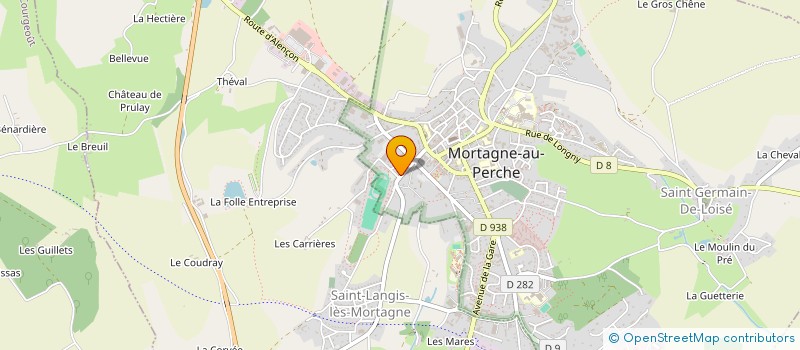 localisation de l'entreprise MONSIEUR BERNARD FOUCAULT à MORTAGNE-AU-PERCHE