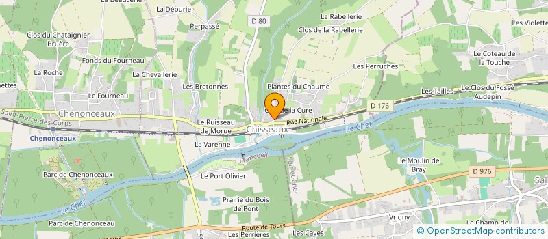 localisation de l'entreprise MONSIEUR BERNARD FOUCHER  CHISSEAUX