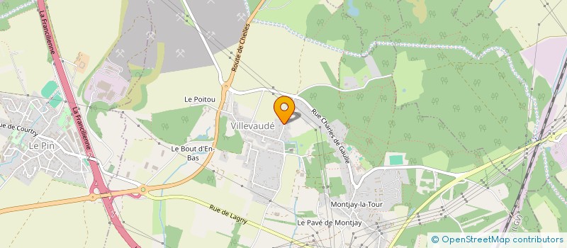 localisation de l'entreprise MONSIEUR BERNARD FOUCHER à VILLEVAUDE