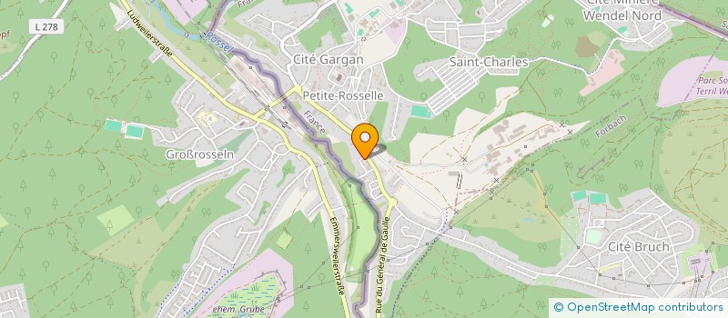 localisation de l'entreprise MONSIEUR BERNARD FOUCHER  PETITE-ROSSELLE