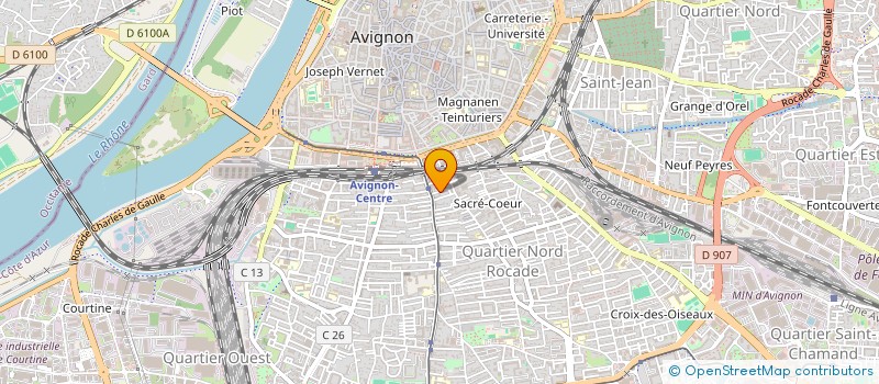 localisation de l'entreprise MONSIEUR BERNARD FOUCHER  AVIGNON