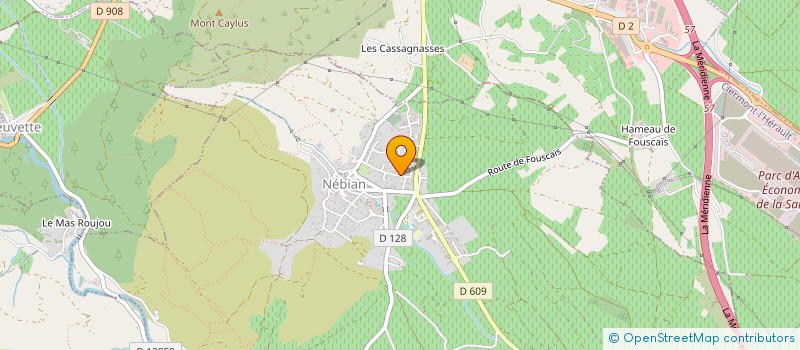 localisation de l'entreprise MONSIEUR BERNARD FOUCOU  NEBIAN