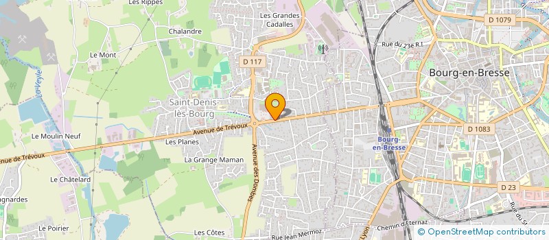 localisation de l'entreprise MONSIEUR BERNARD FOUCRIER à SAINT-DENIS-LES-BOURG