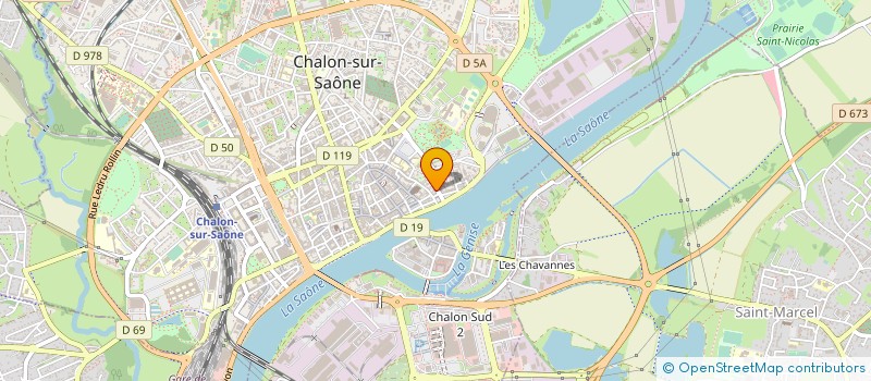 localisation de l'entreprise MONSIEUR BERNARD FOUQUE  CHALON-SUR-SAONE