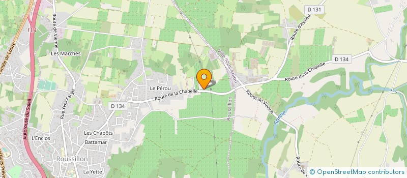 localisation de l'entreprise MONSIEUR BERNARD FOURNIER à ROUSSILLON