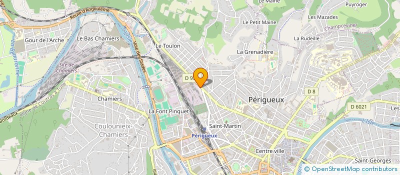 localisation de l'entreprise MONSIEUR BERNARD FOURNIER  PERIGUEUX