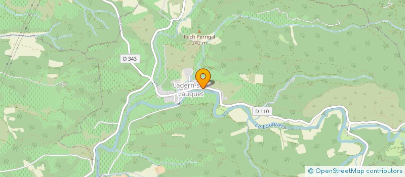 localisation de l'entreprise MONSIEUR BERNARD FOURSIN à LADERN-SUR-LAUQUET