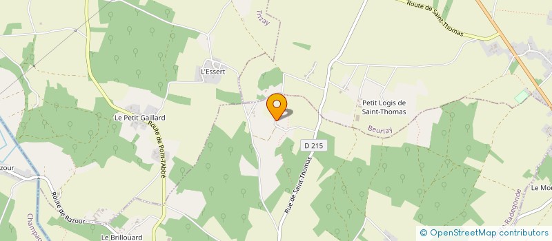 localisation de l'entreprise MONSIEUR BERNARD FRADIN  SAINTE-RADEGONDE