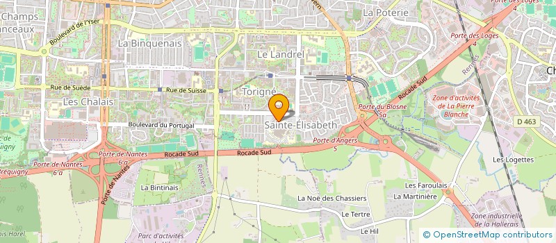 localisation de l'entreprise MONSIEUR BERNARD FRAISSE  RENNES