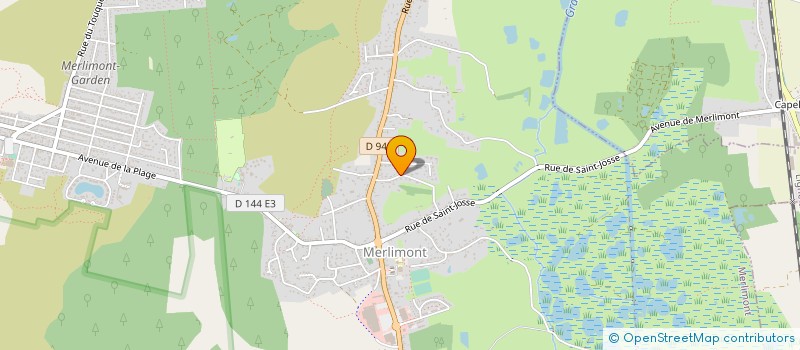 localisation de l'entreprise MONSIEUR BERNARD FRANCOIS  MERLIMONT