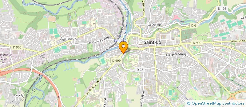 localisation de l'entreprise MONSIEUR BERNARD FRANCOIS  SAINT-LO