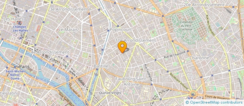 localisation de l'entreprise MONSIEUR BERNARD FRANCOZ  PARIS