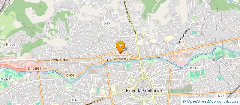 localisation de l'entreprise MONSIEUR BERNARD FRANCY à BRIVE-LA-GAILLARDE