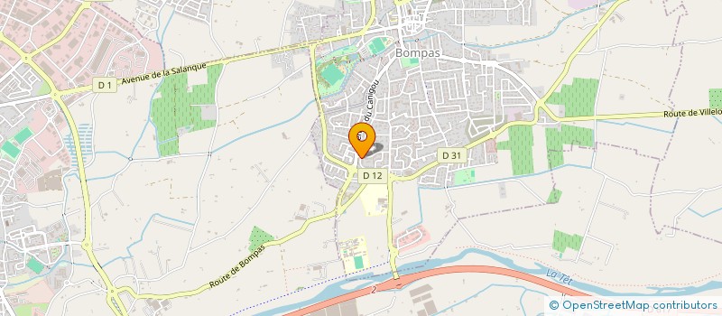 localisation de l'entreprise MONSIEUR BERNARD FRANKEL  BOMPAS