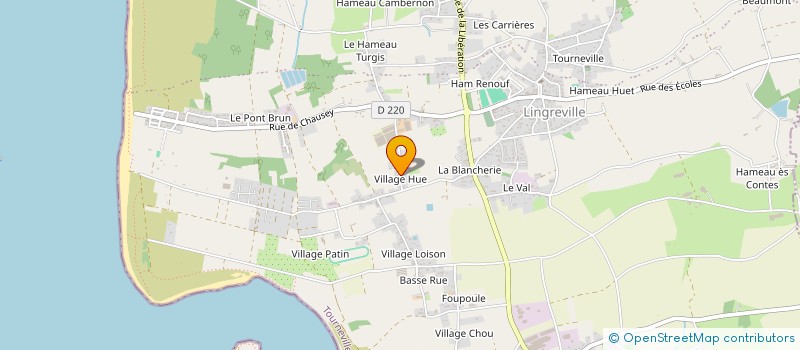localisation de l'entreprise MONSIEUR BERNARD FREMIN à TOURNEVILLE-SUR-MER